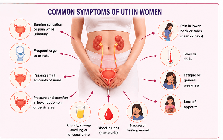 urinary tract infection symptoms female