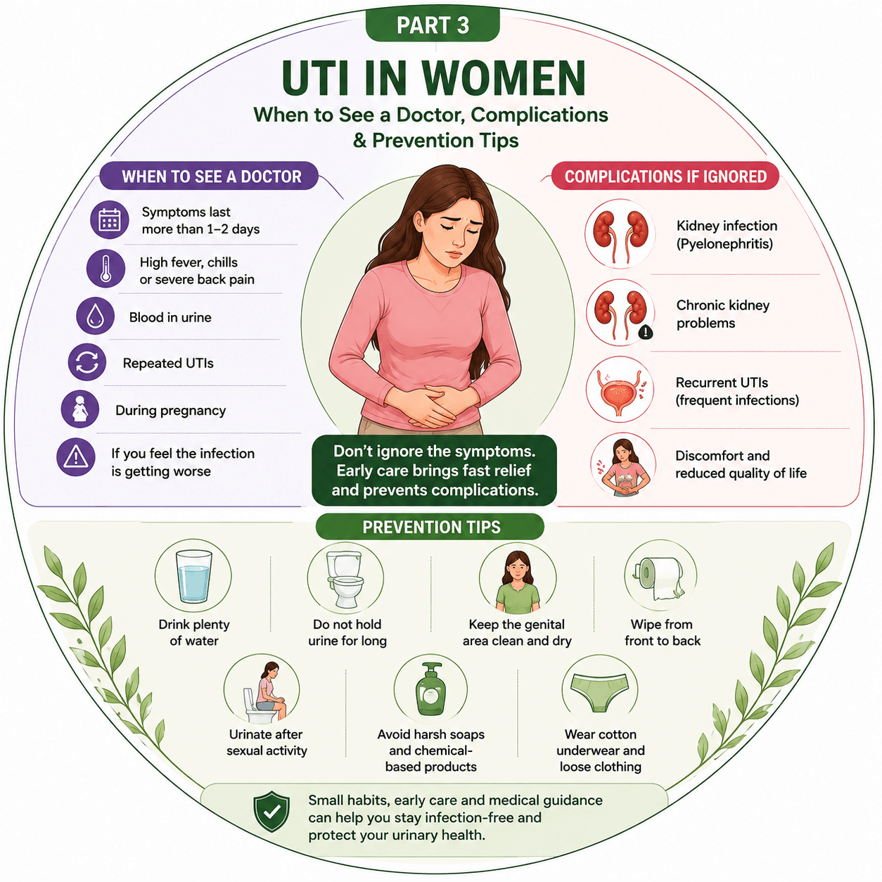 best treatment for UTI in females